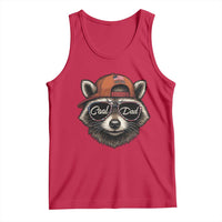Cool Dad Tank Top Raccoon Daddy Father's Day Gift