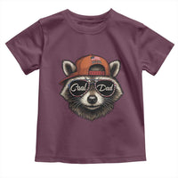 Cool Dad Toddler T Shirt Raccoon Daddy Father's Day Gift