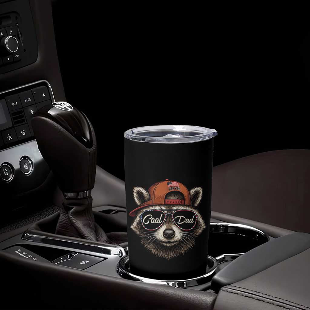 Cool Dad Tumbler Cup Raccoon Daddy Father's Day Gift