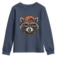 Cool Dad Youth Sweatshirt Raccoon Daddy Father's Day Gift