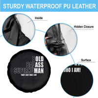 Bold Badass Superhuman Old Ass Man Spare Tire Cover Funny Grandpa Dad Motivational Quote