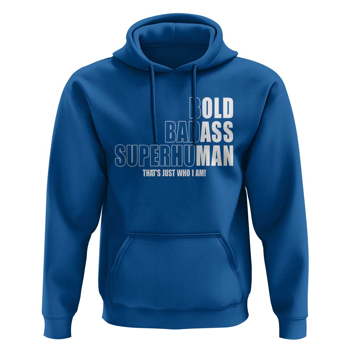 Bold Badass Superhuman Old Ass Man Hoodie Funny Grandpa Dad Motivational Quote
