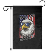 Bald and Majestic Garden Flag Patriotic Bald Eagle 4th Of July