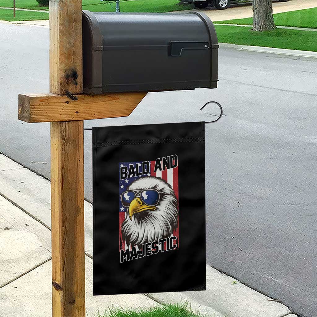 Bald and Majestic Garden Flag Patriotic Bald Eagle 4th Of July