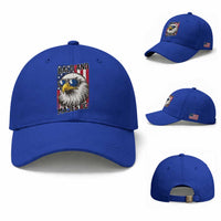 Bald and Majestic Baseball Cap Patriotic Bald Eagle 4th Of July