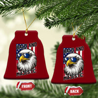 Bald and Majestic Ceramic Ornament Patriotic Bald Eagle 4th Of July