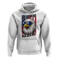 Bald and Majestic Hoodie Patriotic Bald Eagle 4th Of July