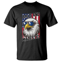 Bald and Majestic T Shirt Patriotic Bald Eagle 4th Of July