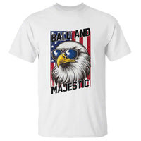 Bald and Majestic T Shirt Patriotic Bald Eagle 4th Of July
