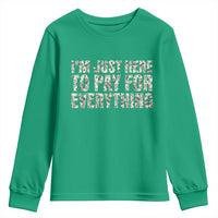 I'm Just Here to Pay for Everything Youth Sweatshirt Funny Grandpa Dad Humor Gift