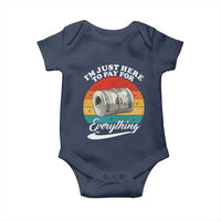 I'm Just Here to Pay for Everything Baby Onesie Funny Dad Grandpa Joke