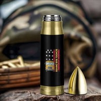 Patriotic School Bus Driver USA American Flag Bullet Tumbler