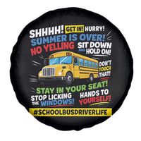 Funny School Bus Driver Life Spare Tire Cover Back to School Teacher Kids