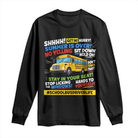 Funny School Bus Driver Life Long Sleeve Shirt Back to School Teacher Kids