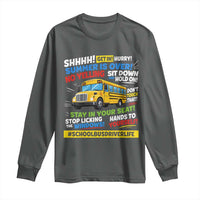 Funny School Bus Driver Life Long Sleeve Shirt Back to School Teacher Kids