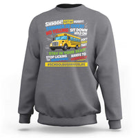 Funny School Bus Driver Life Sweatshirt Back to School Teacher Kids