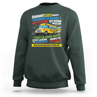 Funny School Bus Driver Life Sweatshirt Back to School Teacher Kids