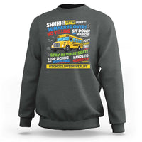 Funny School Bus Driver Life Sweatshirt Back to School Teacher Kids