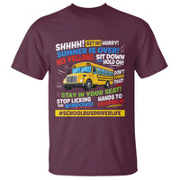 Funny School Bus Driver Life T Shirt Back to School Teacher Kids