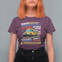 Funny School Bus Driver Life T Shirt For Women Back to School Teacher Kids