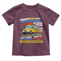 Funny School Bus Driver Life Toddler T Shirt Back to School Teacher Kids