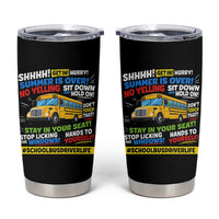 Funny School Bus Driver Life Tumbler Cup Back to School Teacher Kids