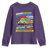 Funny School Bus Driver Life Youth Sweatshirt Back to School Teacher Kids