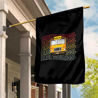 School Bus Driver Life Back to School Teacher Kids Garden Flag
