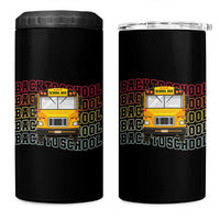 School Bus Driver Life Back to School Teacher Kids 4 in 1 Can Cooler Tumbler