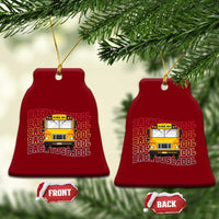 School Bus Driver Life Back to School Teacher Kids Ceramic Ornament