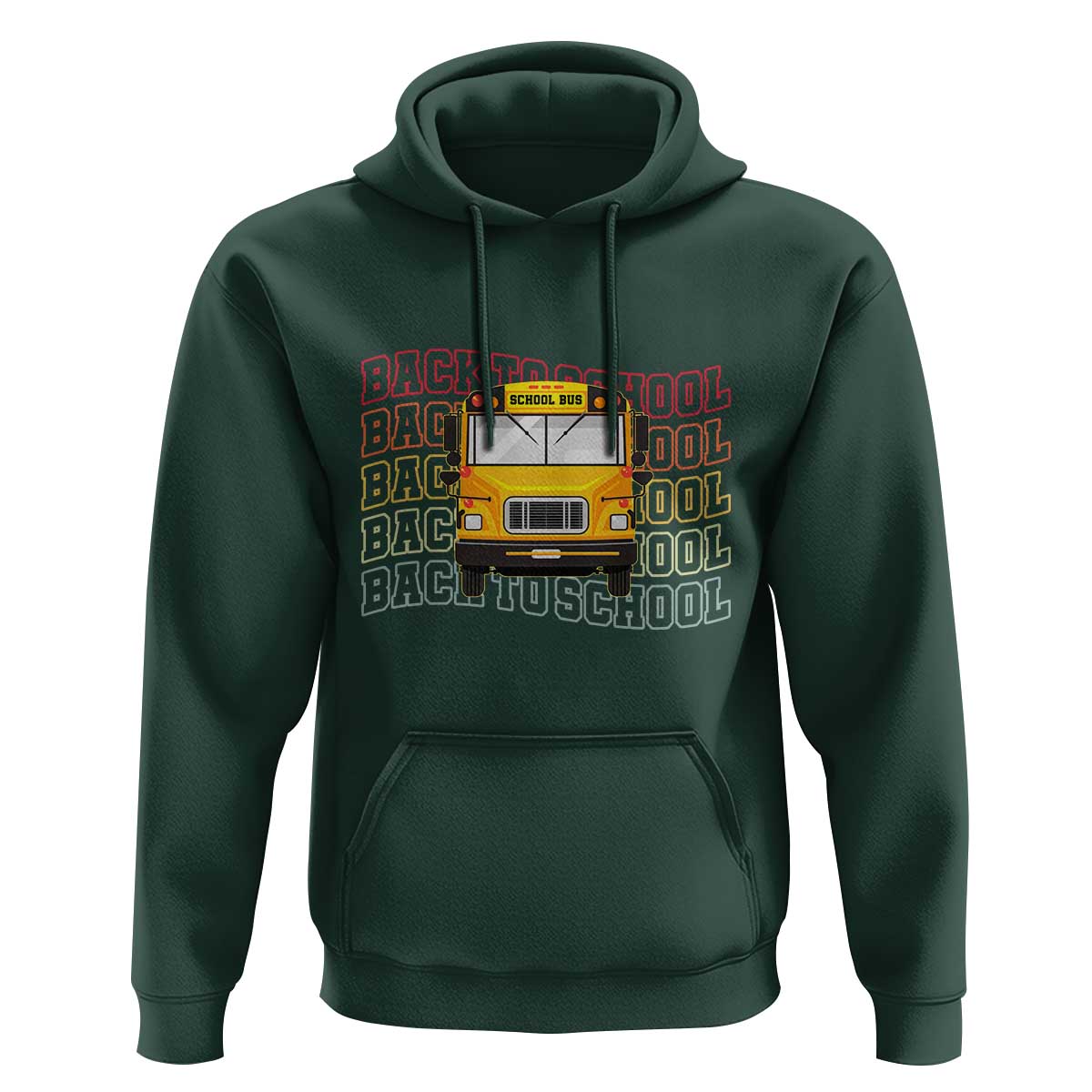School Bus Driver Life Back to School Teacher Kids Hoodie