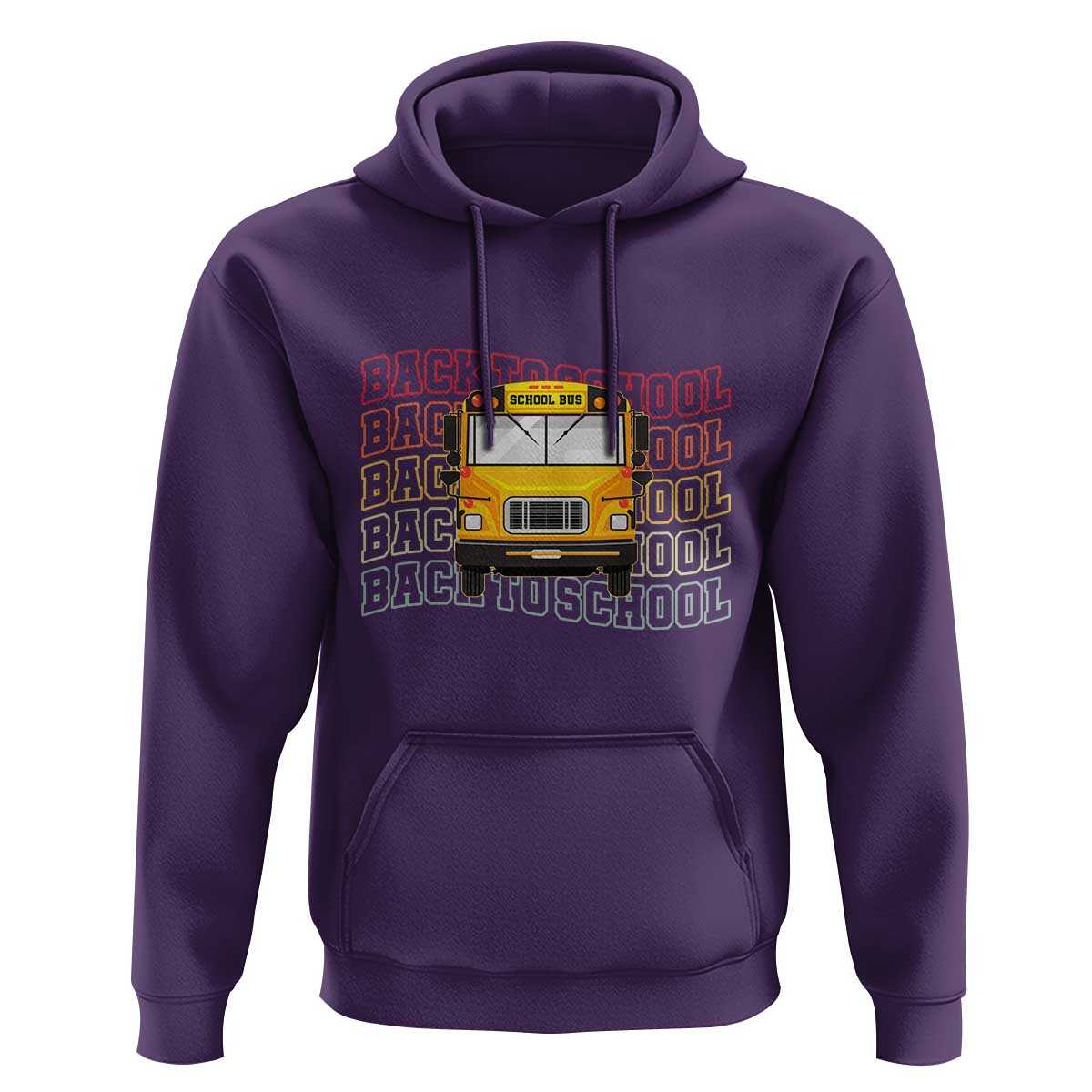 School Bus Driver Life Back to School Teacher Kids Hoodie