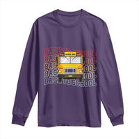 School Bus Driver Life Back to School Teacher Kids Long Sleeve Shirt