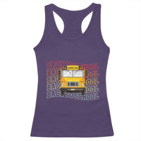 School Bus Driver Life Back to School Teacher Kids Racerback Tank Top