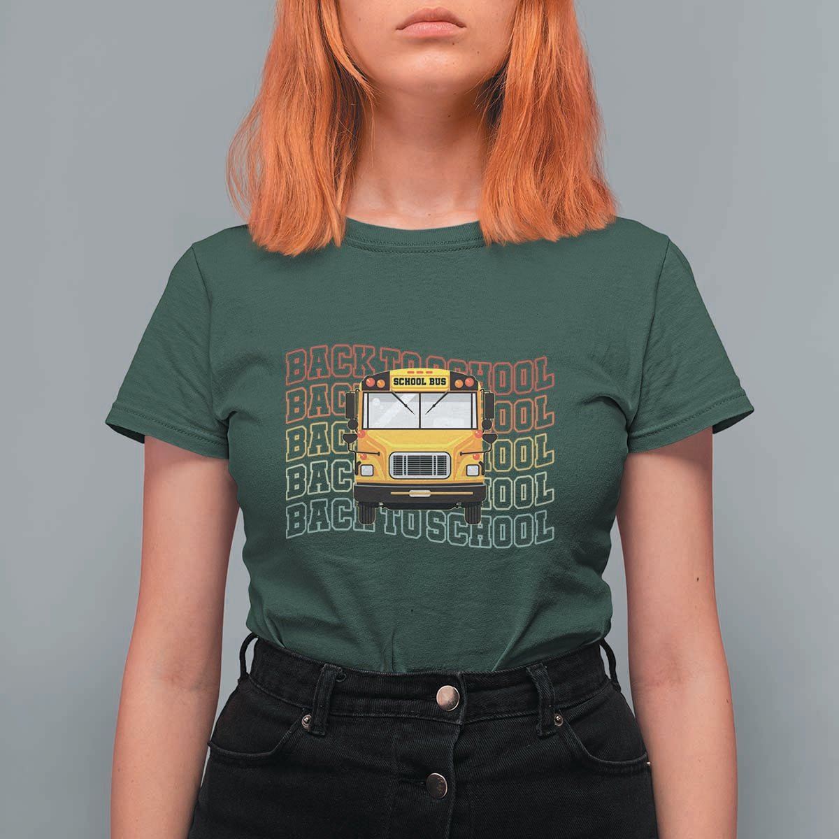School Bus Driver Life Back to School Teacher Kids T Shirt For Women