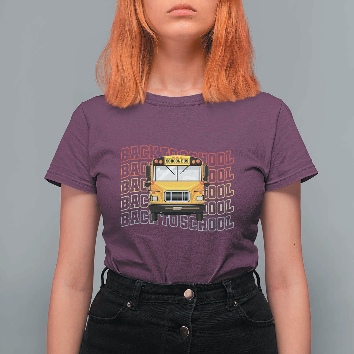 School Bus Driver Life Back to School Teacher Kids T Shirt For Women