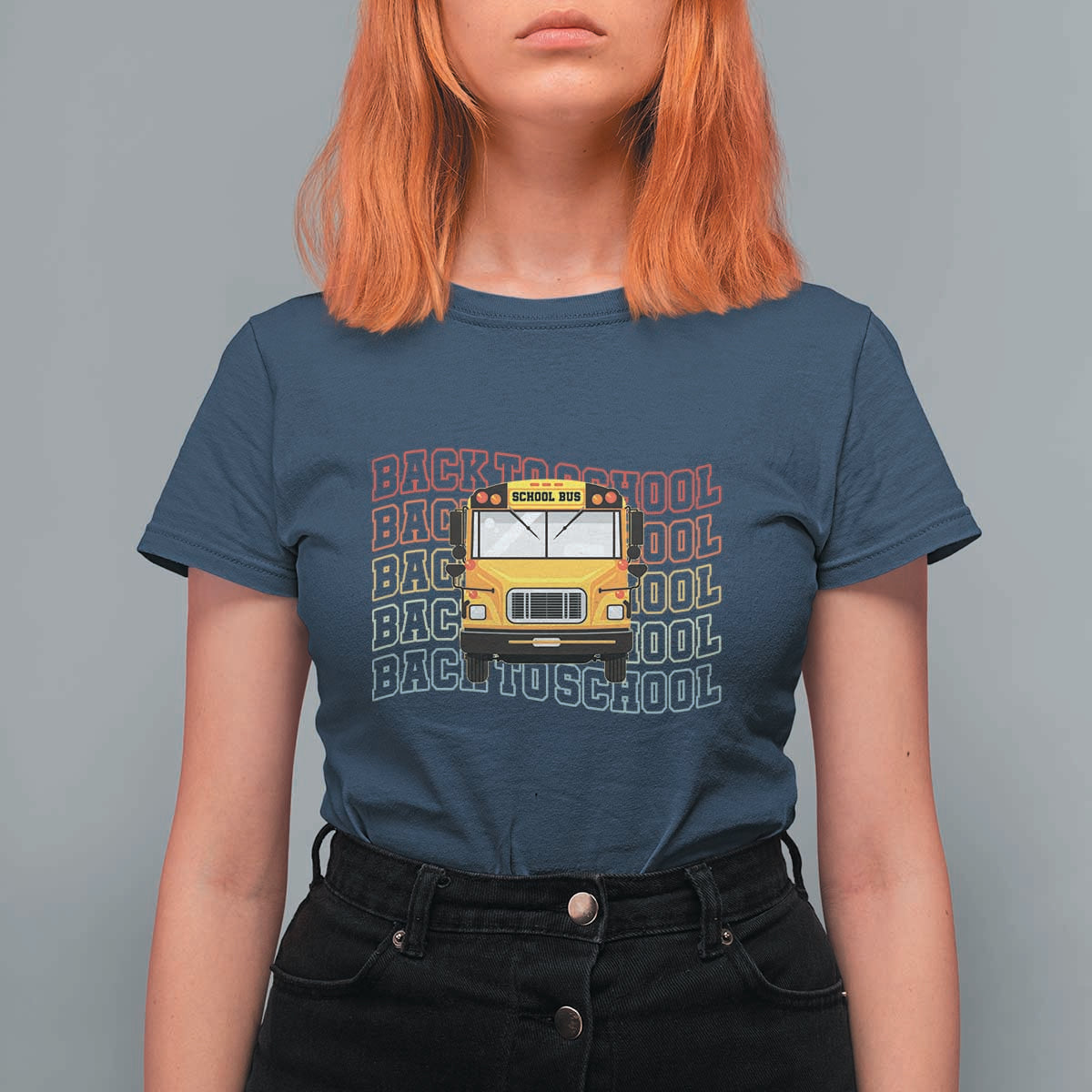 School Bus Driver Life Back to School Teacher Kids T Shirt For Women