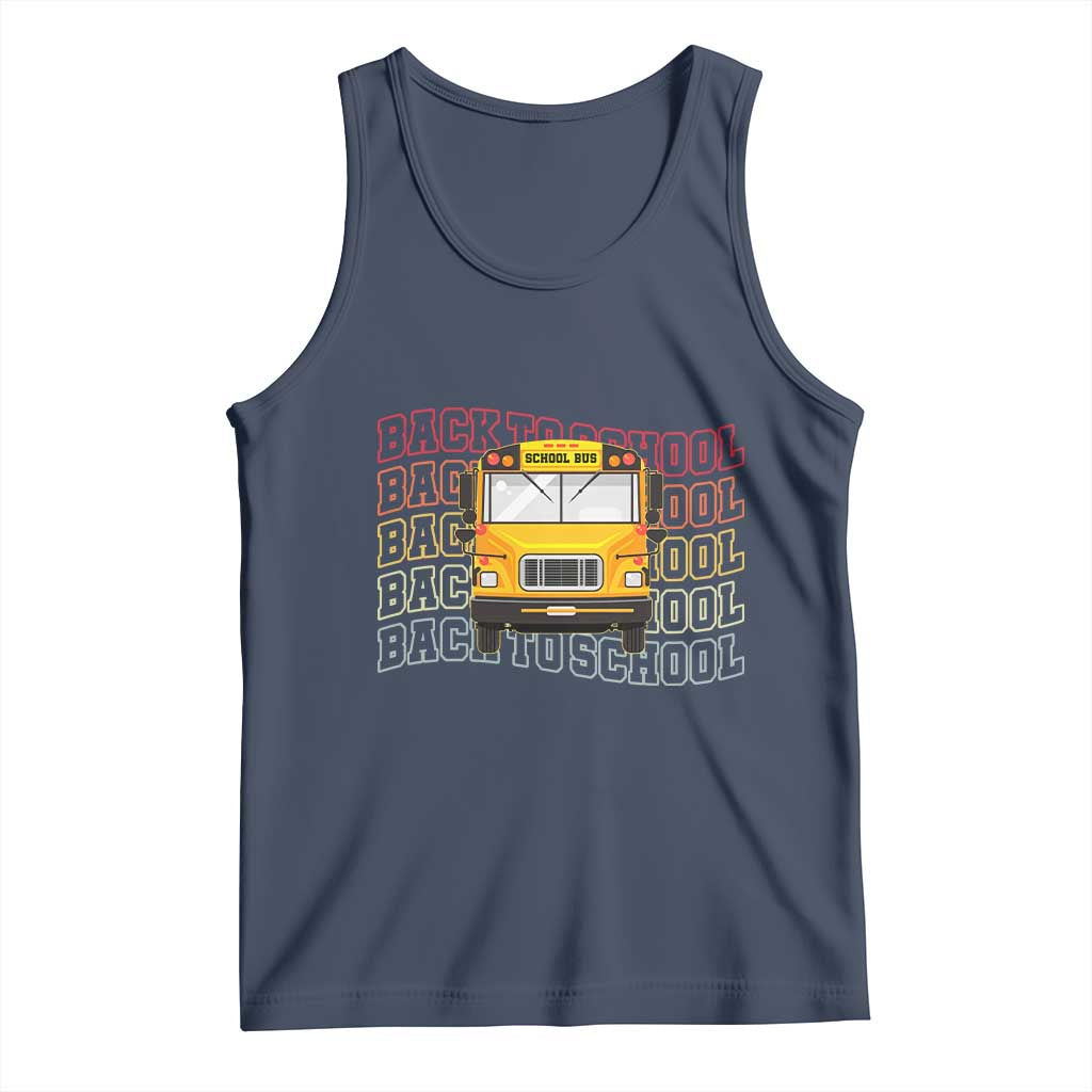 School Bus Driver Life Back to School Teacher Kids Tank Top