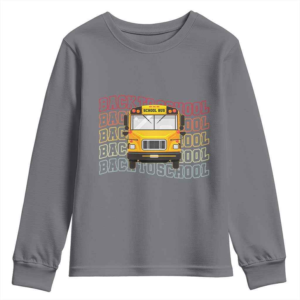 School Bus Driver Life Back to School Teacher Kids Youth Sweatshirt