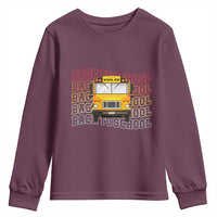 School Bus Driver Life Back to School Teacher Kids Youth Sweatshirt