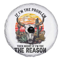 Cow Bull Skull Spare Tire Cover If Problem Vintage Then You Might Be Reason - Wonder Print Shop