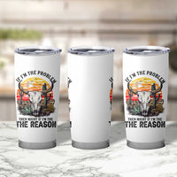 Cow Bull Skull Tumbler Cup If Problem Vintage Then You Might Be Reason