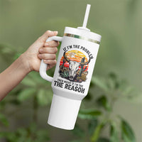 Cow Bull Skull Tumbler With Handle If Problem Vintage Then You Might Be Reason