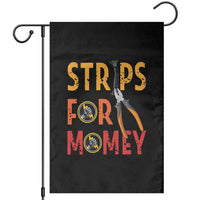 Funny Electrician Garden Flag Strips For Money Electrical Humor - Wonder Print Shop