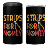 Funny Electrician 4 in 1 Can Cooler Tumbler Strips For Money Electrical Humor
