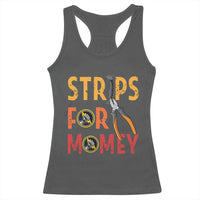 Funny Electrician Racerback Tank Top Strips For Money Electrical Humor - Wonder Print Shop