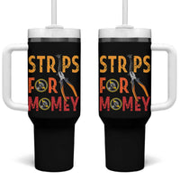 Funny Electrician Tumbler With Handle Strips For Money Electrical Humor