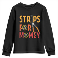 Funny Electrician Youth Sweatshirt Strips For Money Electrical Humor - Wonder Print Shop