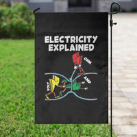 Funny Electricity Garden Flag Ohm's Law Electricity Explained - Wonder Print Shop