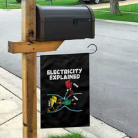 Funny Electricity Garden Flag Ohm's Law Electricity Explained - Wonder Print Shop